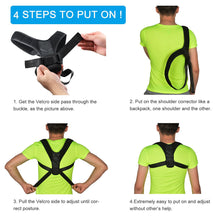 Load image into Gallery viewer, Adjustable Posture Corrector